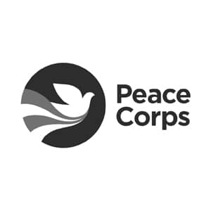A GLS Customer - the Peace Corps logo